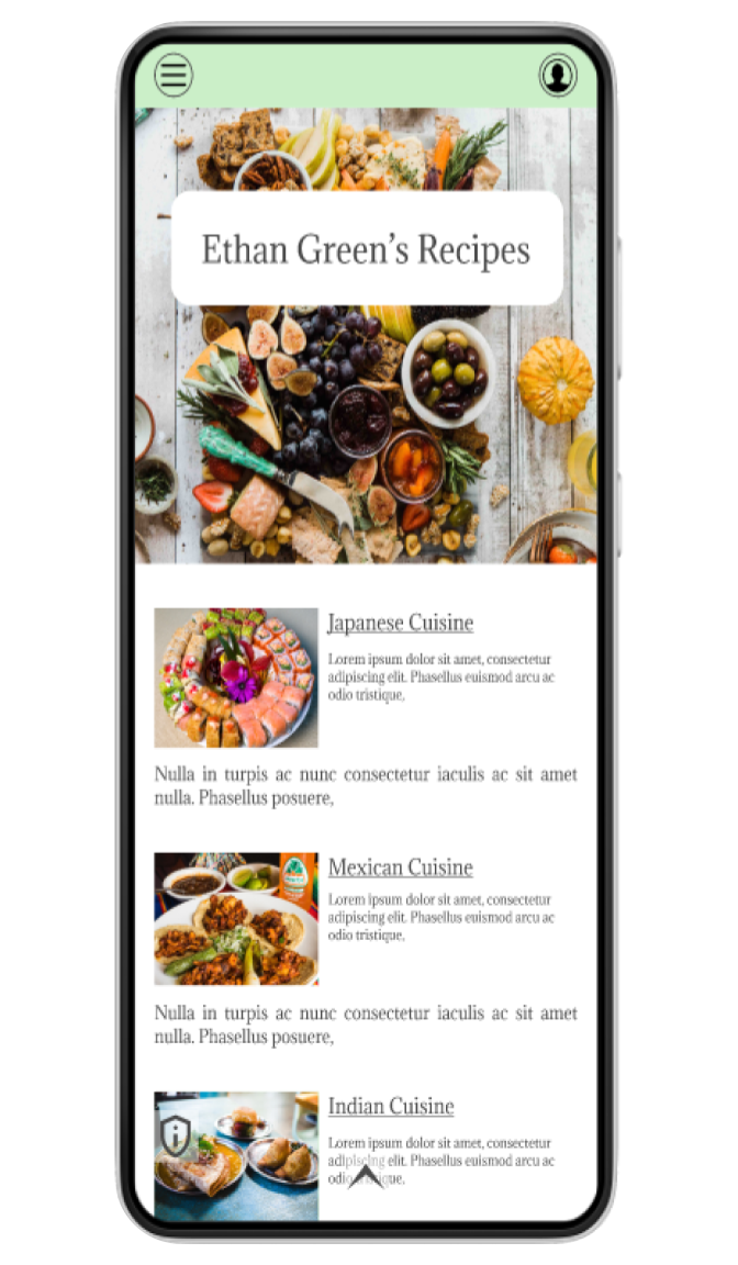 Final design screen 1