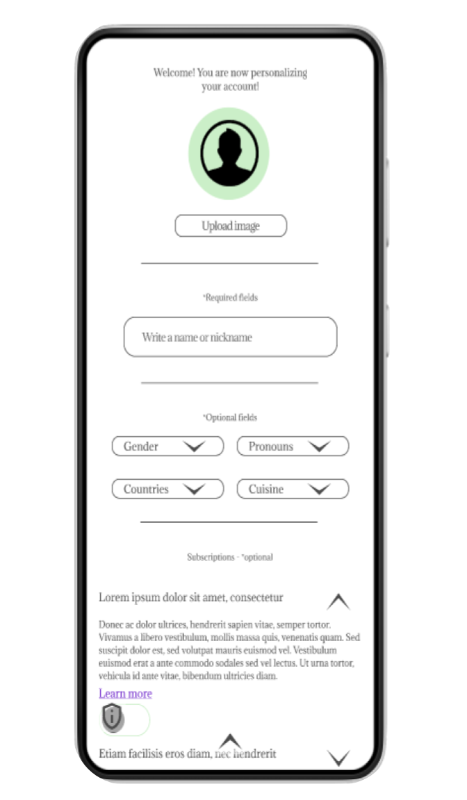 Final design screen 3